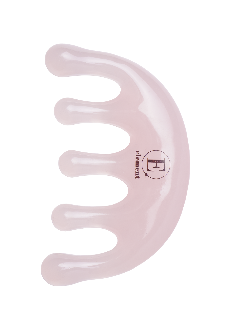 Гребень розовый для ухода за волосами и массажа головы